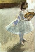 Edgar Degas Dancer with a Fan Norge oil painting reproduction